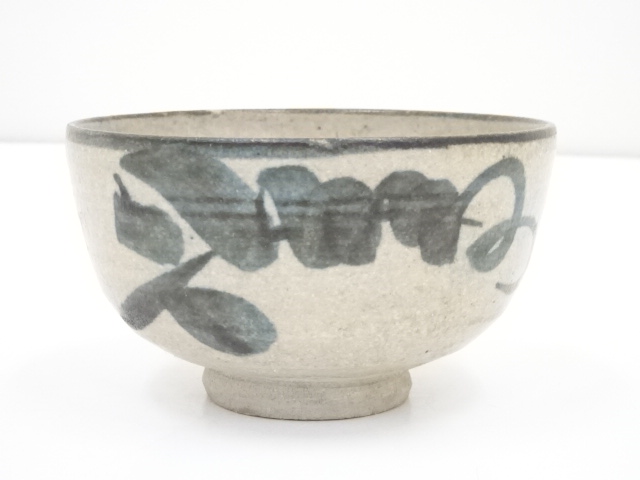 陶秀造　呉須絵茶碗